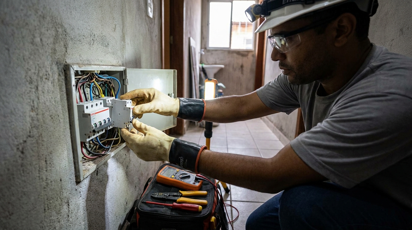Instalacao de disjuntor profissional em Cabo Frio‑RJ